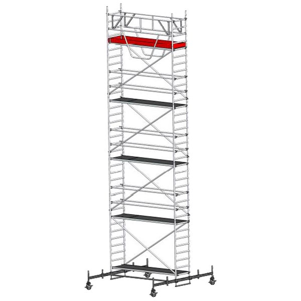 Rollgerüst mit mehreren Plattformen für Arbeiten in der Höhe