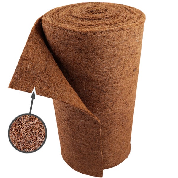 26m Kokosmatte Winterschutz Böschungsmatte Kokosfasermatte 800g/m² 0,75m breit