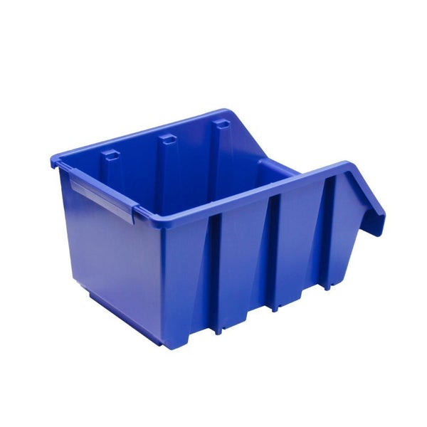 PROREGAL SuperSparSet 10x Sichtlagerbox 3 HxBxT 12,6 x 17 x 24 cm Polypropylen Blau