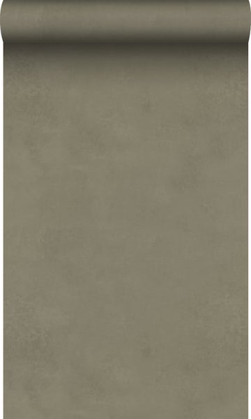 Origin Wallcoverings Tapete Betonoptik Dunkelgrün - 50 x 900 cm - 348068