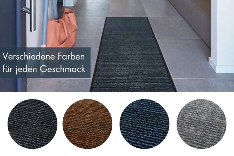 Fußmatte Barbara Becker Gentle 67 x 170 cm in Blau