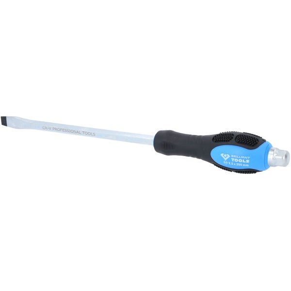 BRILLIANT TOOLS Schraubendreher Schlitz mit Schlagkappe 9,5 mm - BT034806
