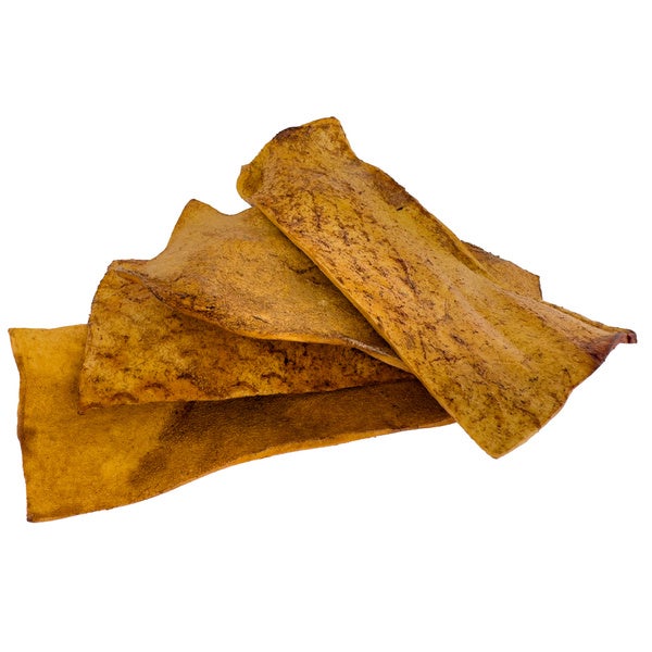 Lifebound - Hundesnack: Rinderhautchips für Hunde mit Hickory-Holz-Geschmack – (3 Packungen á 453,5 g)