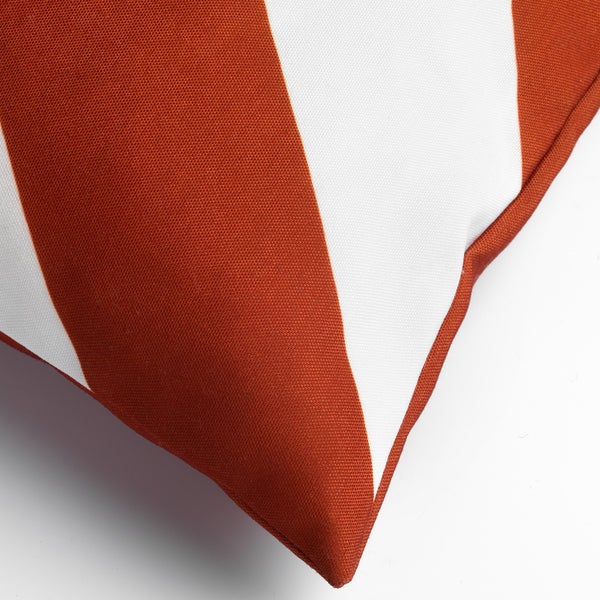 Sanzeno Outdoor Kissen - 40x60 cm Orange - Mit Reißverschluss