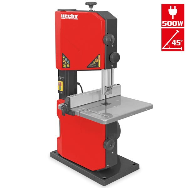 Hecht Bandsäge mit 500 Watt Leistung und 45 Grad Neigung