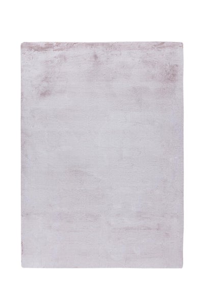 Hochflor Teppich Radiantique Rosa / Weiß 35 mm Uni, Modern 120 x 170 cm