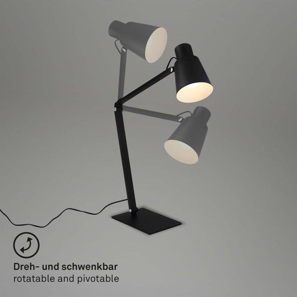 Table light, black, 1xE27/max. 10W