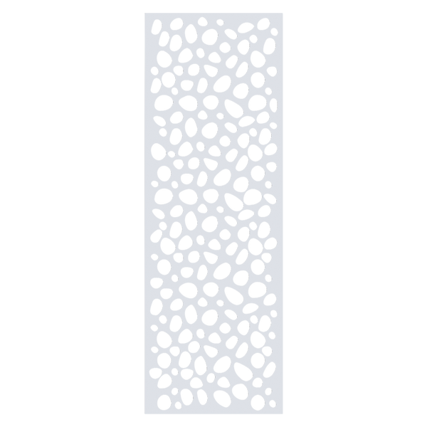 GartenLand Designelement Mare ca. 60x174 cm Aluminium Silber