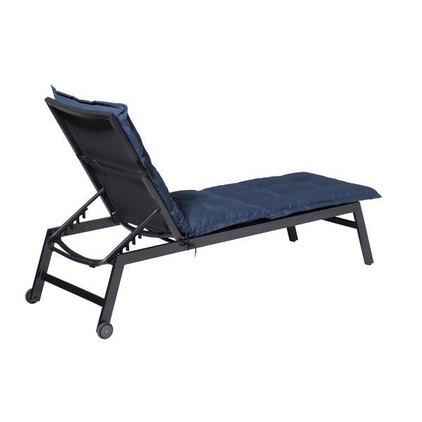 Liegenauflage Panama saphirblau - ca. 200x65 cm