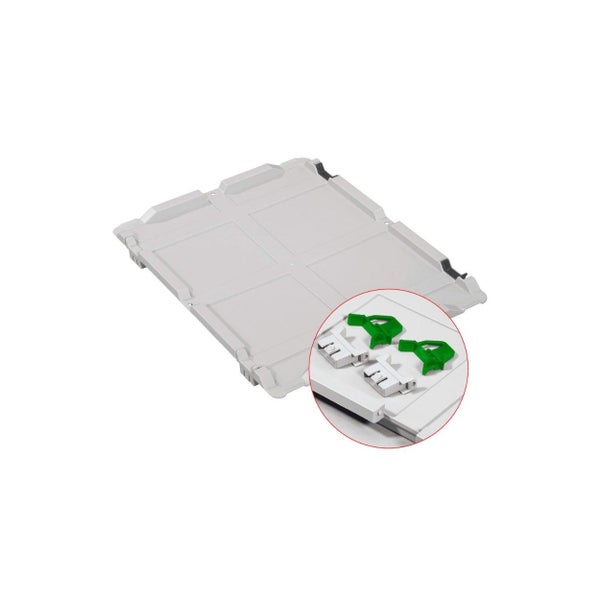 PROREGAL Spar Set 10x Eurobox Nextgen Economy Mit Scharnierdeckel & Grünen Schiebeschnappverschlüssen Griffe Offen HxBxT 12 x 30 x 40 cm 11 Liter