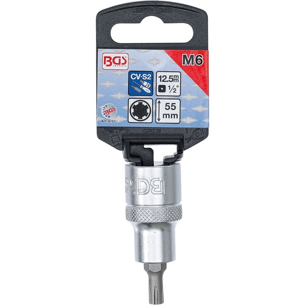 BGS Technic M6 Innenvielzahn-Steckschlüssel