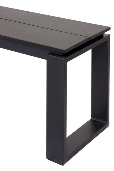 Martinus Gartenbank 180cm schwarz. 180 X 36 X 43 cm