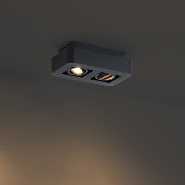 Deckenspot mit zwei Leuchten