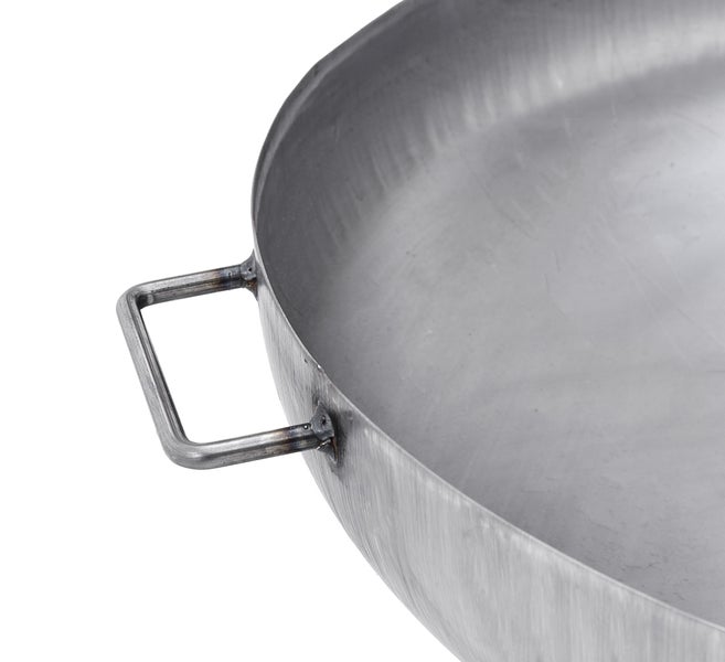 Metall Feuerschale mit Griff