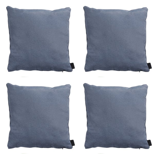 Dekokissen Panama Saphirblau - Ca. 45x45 cm - 4er-Set