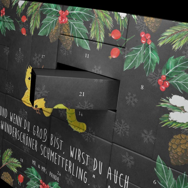Mr. & Mrs. Panda Befüllbarer Adventskalender Raupe Schmetterling - Schwarz