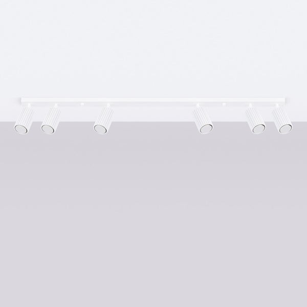 Deckenleuchte mit sechs Strahlern