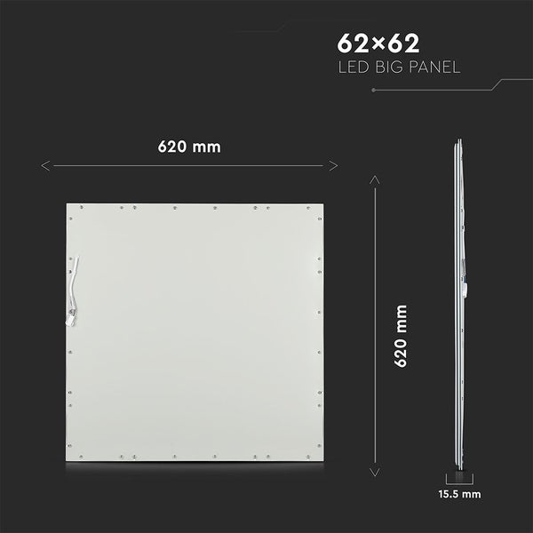 V-TAC VT-6069-1 - Weiße LED-Paneele - UGR<19 - 62x62 - 45W - 4830 Lumen - 4000K 6 Stück/Packung