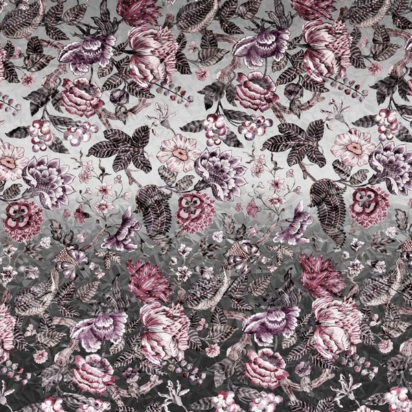 Dekoratives Textil mit Blumenmuster