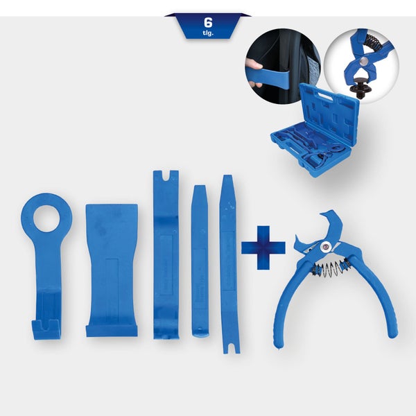 BRILLIANT TOOLS Zierleistenkeile-Polster-Satz 6tlg. - BT511015