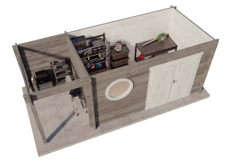 Brennendes Holz für ein Lagerfeuer