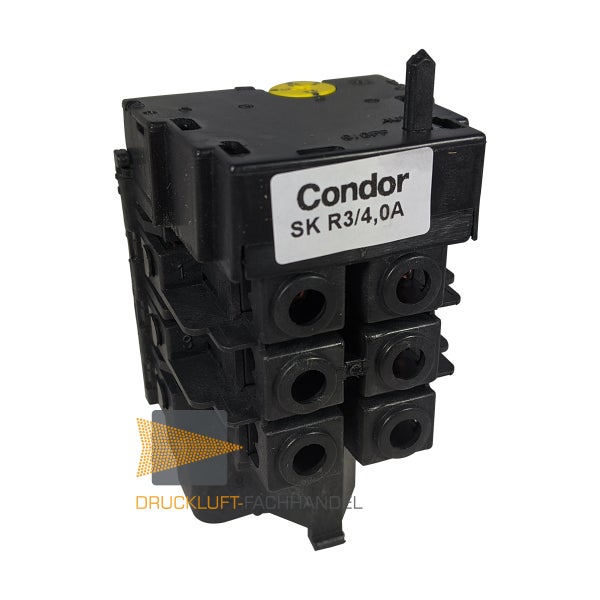 Motorschutzrelais R3/4,0 für Condor Druckschalter MDR 3