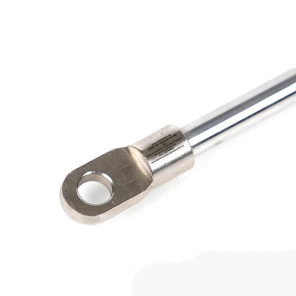 Verlängerung für Gasdruckfedern mit M8 Gewinde und Augenbefestigung aus Metall.