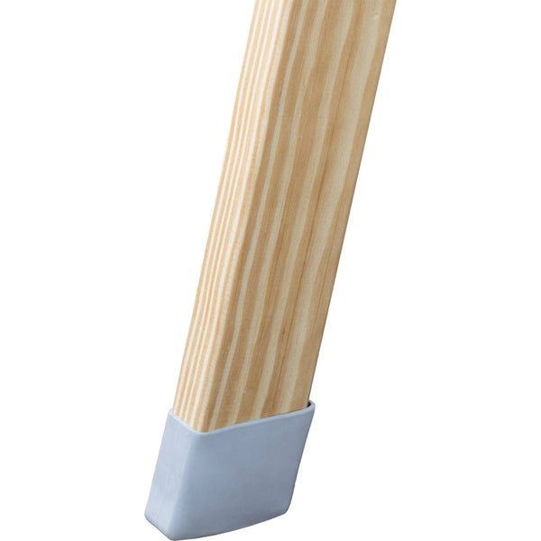 Günzburger Steigtechnik 2x Montageset Außenschuh für Holzleiter 60 x 23 mm - 019619