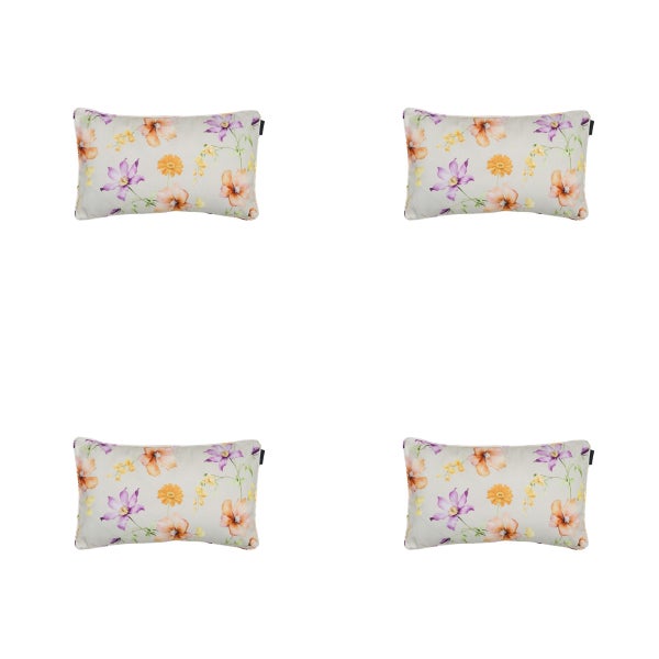 Dekokissen Florina lila - Ca. 30x50 cm - 4er-Set