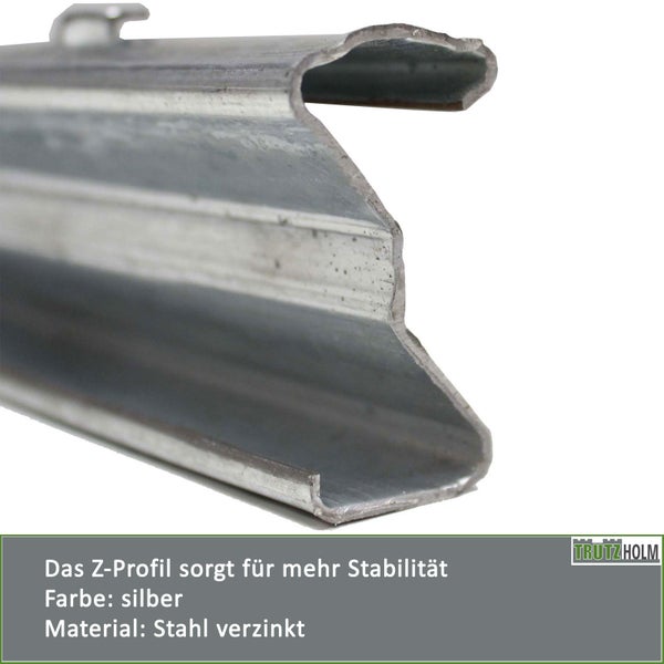 Z Profile made of zinc coated steel