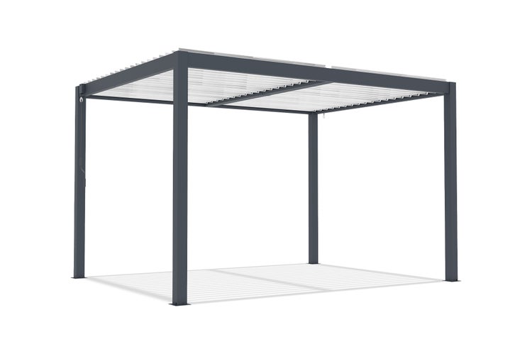 Pergola mit Lamellendach für den Garten