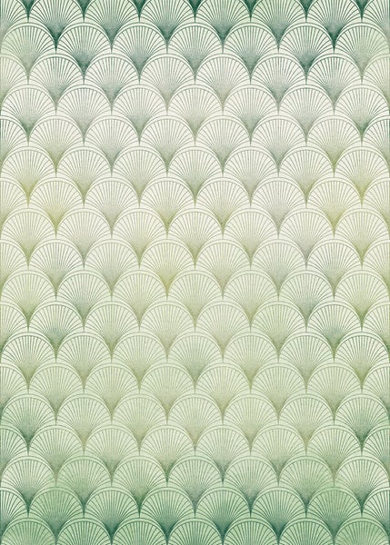 Tapete mit Fächer-Muster