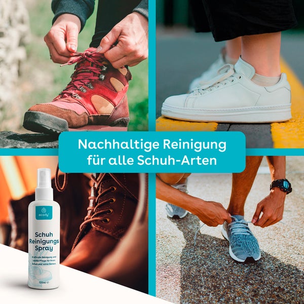 eco:fy Schuh Reiniger • Sohlenreiniger, Schuhreiniger, Spray, Fleckenentferner