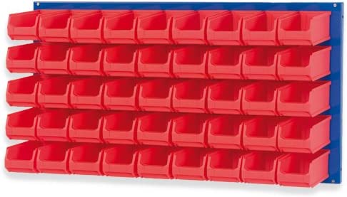 PROREGAL Trägersystem Blaue Systemplatte für Sichtlagerboxen HxBxT 50 x 100 x 2 cm Trägerplatte Wandhalterung Kleinteileaufbewahrung