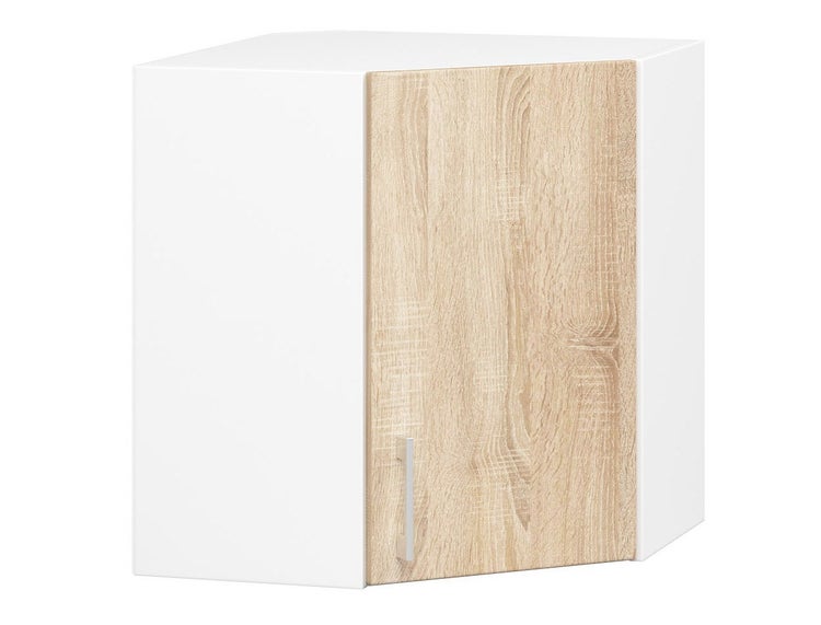 Eckhängeschrank mit Tür und Griff