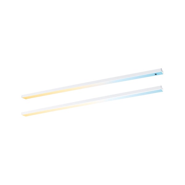 LED Unterschrankleuchte Inline Starterset Tunable White 2x6W 550x26mm 2x500lm 24V Weiß matt
