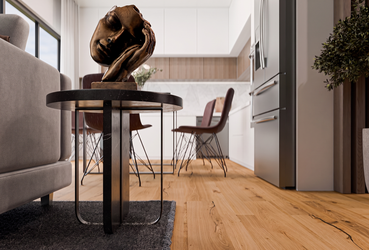 Parkett Eiche XL Wild Landhausdiele Gebürstet