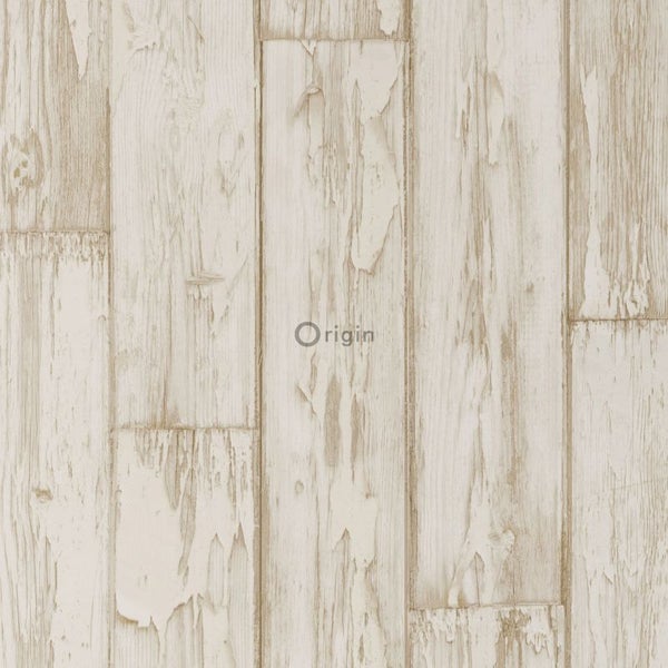 Origin Wallcoverings Tapete Holz-Optik Beige - 52 cm x 10,05 m - 307145