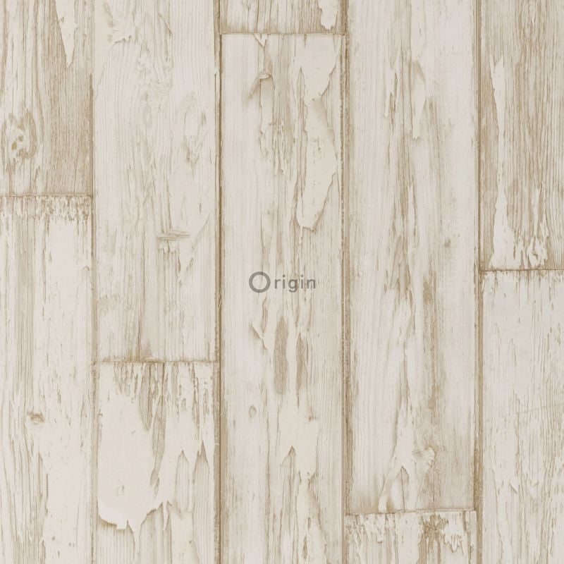 Origin Wallcoverings Tapete Holz-Optik Beige - 52 cm x 10,05 m - 307145