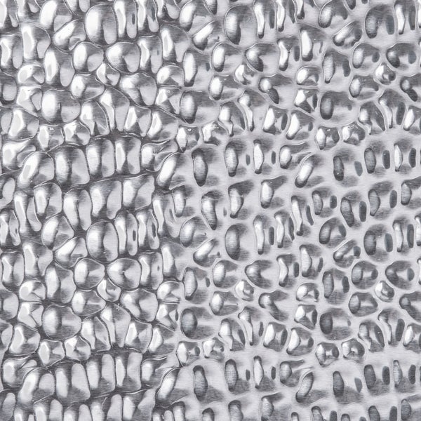 Strukturiertes Metallblech mit geprägter Oberfläche