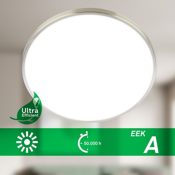 LED Deckenlampe Deckenleuchte Wohnzimmer Energieeffizienz A Neutralweiß