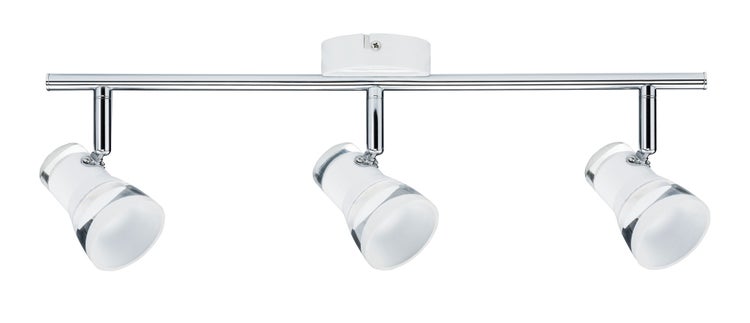 LED Spotlight Clear 3000K 3x382lm 230V 3x4,3W Weiß matt, Chrom