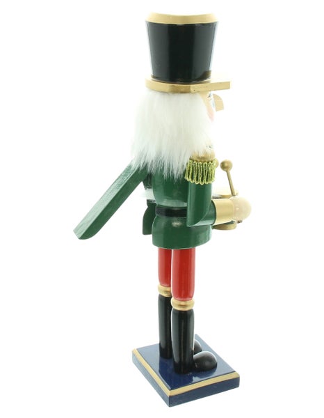 FRANK FLECHTWAREN | Nussknacker Trommel, 9 x 6,5 x 30 cm, HOLZ