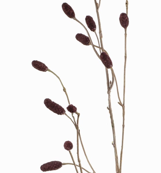 Künstliche Efeugirlande mit realistischen grünen Blättern und Blattadern.