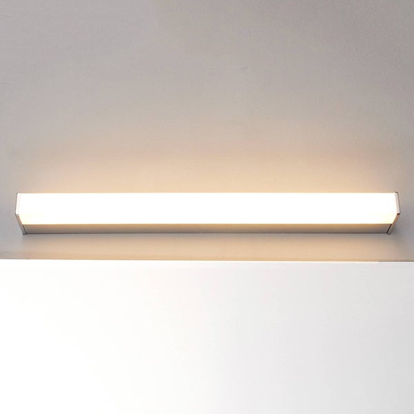Lindby LED Wandleuchte, Wandlampe Bad Philippa (spritzwassergeschützt (Modern) in Chrom aus Metall (1 flammig ) - Wandleuchten Spiegelleuchte Badezimmer Wandbeleuchtung Badezimmerleuchte