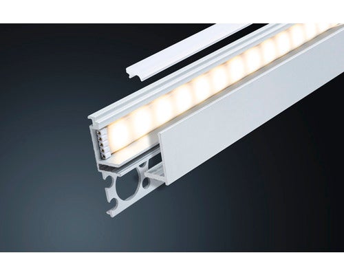 Paulmann LumiTiles LED Strip Einbauprofil Top 1 m Alu eloxiert/Satin