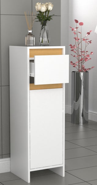 Badmöbel Midischrank Badschrank  Schublade Malira