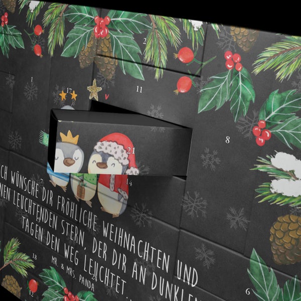 Mr. & Mrs. Panda Befüllbarer Adventskalender Winterzeit Heilige drei Könige - Schwarz