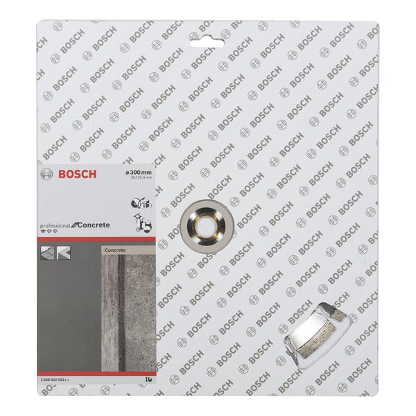 Bosch Logo Diamanttrennscheibe, Durchmesser 300 Millimeter, für Beton