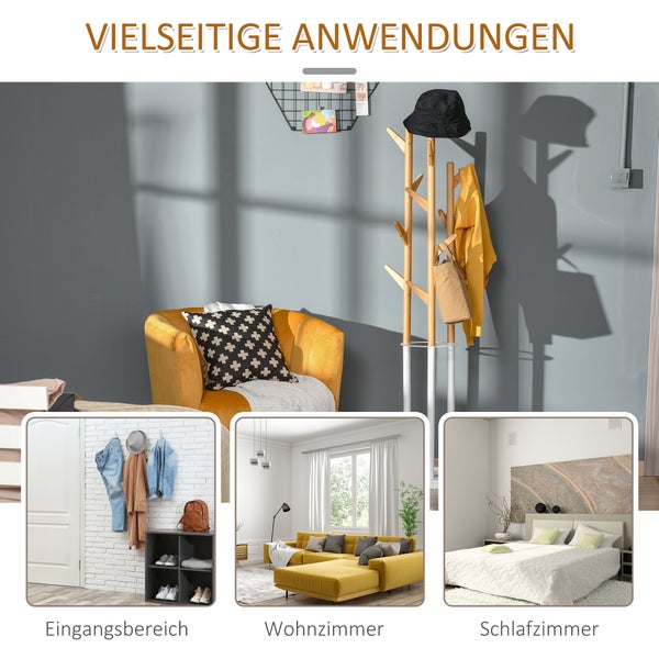 Anwendungsbeispiele für Wohnbereiche: Eingangsbereich, Wohnzimmer und Schlafzimmer